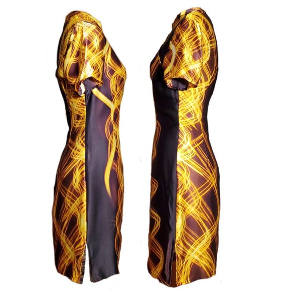 Sansome Street Lights Qipao/Cheongsam Style Dress - Picture 6 of 16